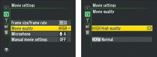 This setting determines the maximum bit rate (Mbps).