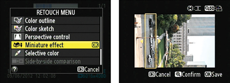 Use the Multi Selector to position the yellow rectangle over the area you want to keep in focus.