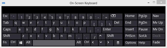 How to Display a Laptop's Onscreen Keyboard - dummies