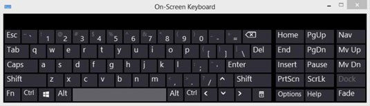 Click Start On-Screen Keyboard.