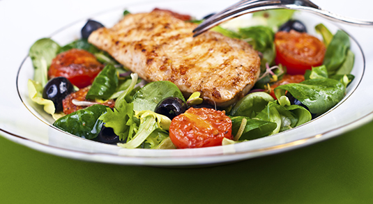 Grilled Chicken Spinach Salad