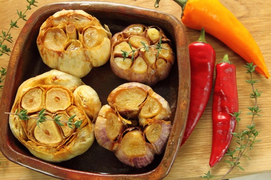 Try roasted garlic spread.