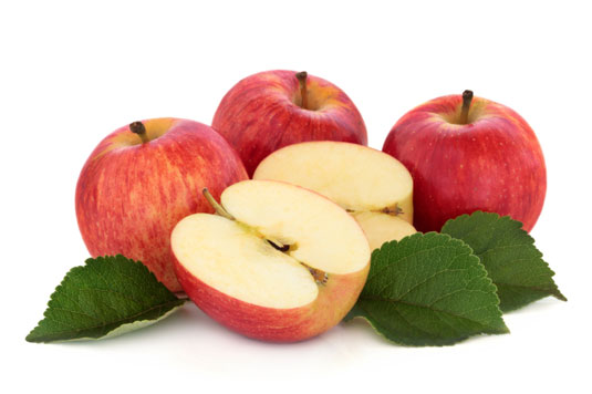 <i>Apples</i>, as a fruit, are a carbohydrate food, and a medium apple, about the size of a baseball, counts as one carb choice.