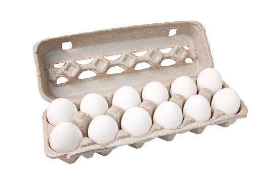 At about $0.15 per <i>egg</i>, you get quite a deal for the highest quality protein available.