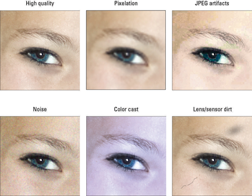 Refer to this symptom guide to determine the cause of poor image quality.