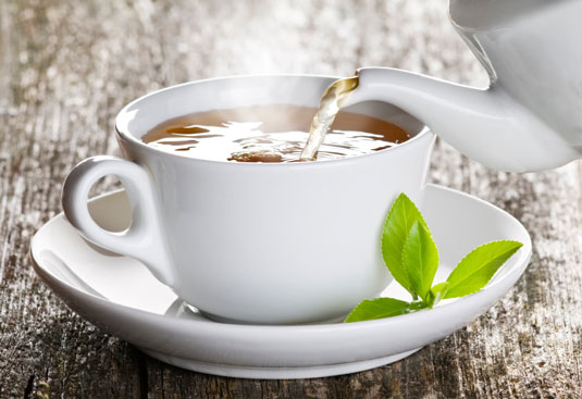Having a cup of organic tea or coffee to start your day or right after a workout can keep hunger from knocking on your door.