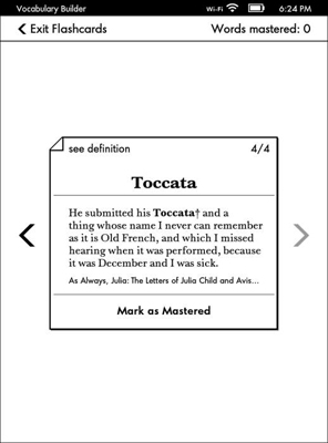 How To Use Vocabulary Builder On Your Kindle Paperwhite Dummies