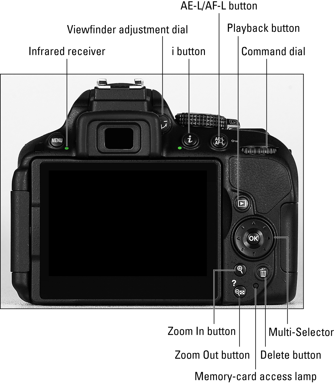 Controls on Your Nikon D5300 Camera - dummies