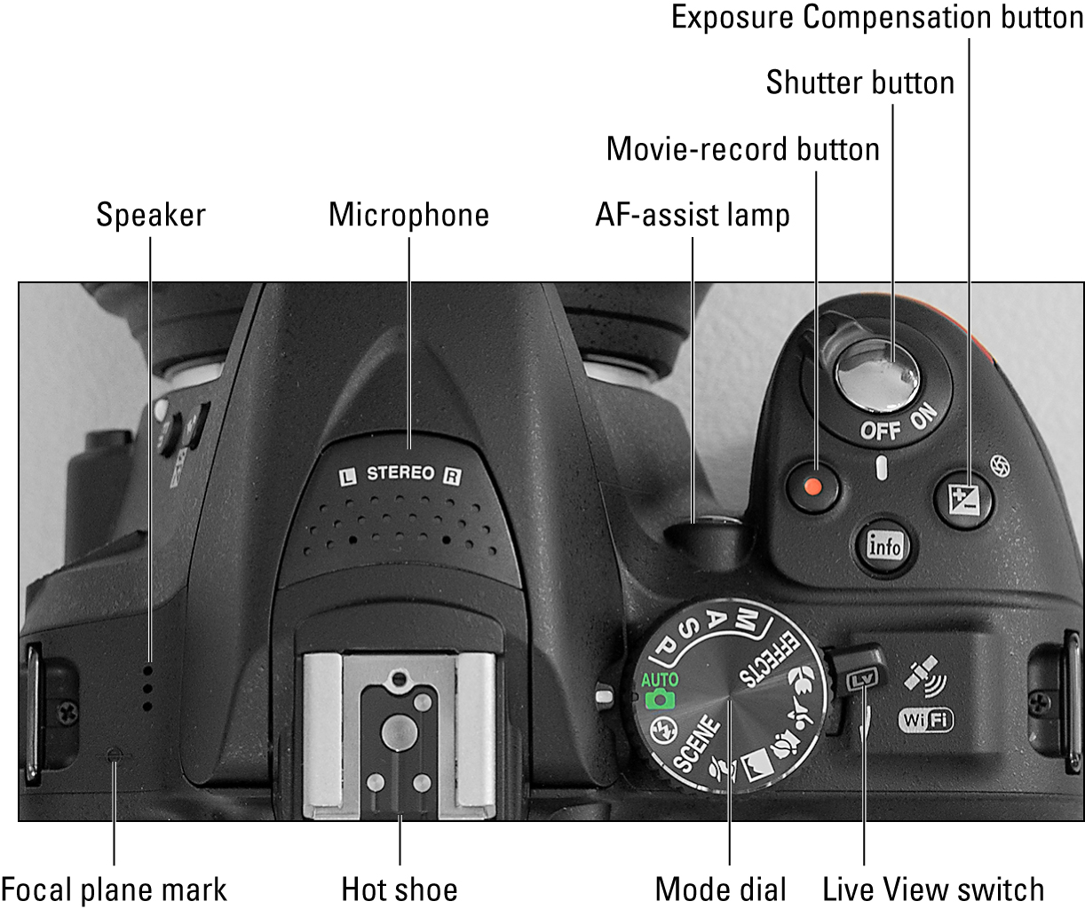 Image result for control buttons of nikon d5300