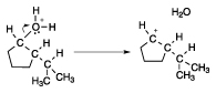 Making a carbocation.