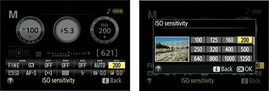 Image result for how to change iso on nikon d5300
