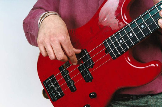 How To Position Your Right Hand On A Bass Guitar For Pick Style Playing
