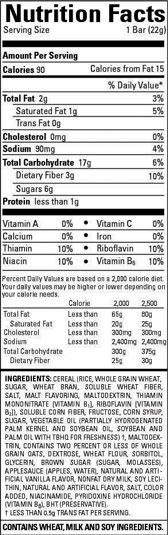 Wheat is listed multiple times in the ingredients list for cereal bars.