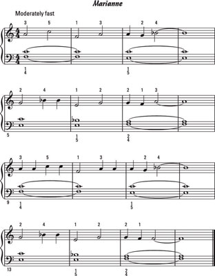 How to Play Songs with Harmonic Intervals on the Piano or Keyboard ...