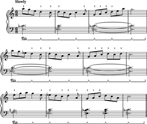 Uniform Pedal Changes on One Line