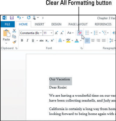 How To Apply Style Sets In Word 13 Dummies