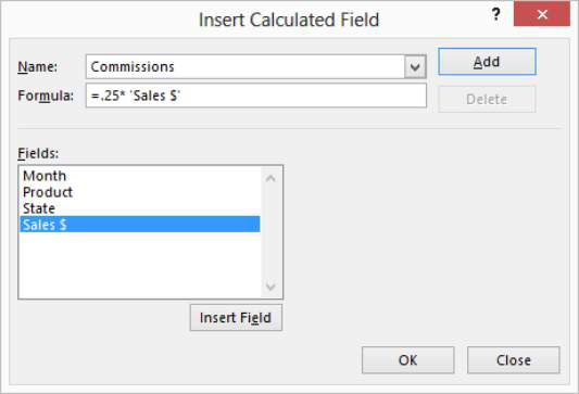 How To Add A Calculated Field To An Excel Pivot Table Dummies