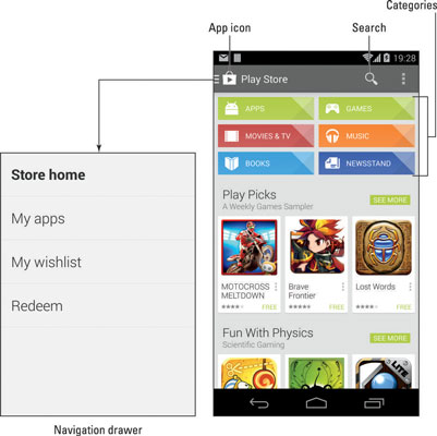 how to access the google play store