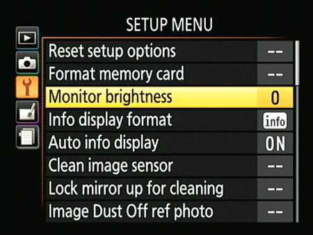 Visit the Setup menu to customize the camera’s basic operation.