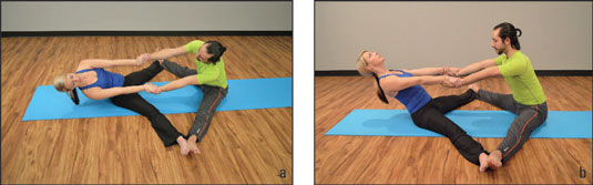 Back Exercises  Seated Straddle Stretch