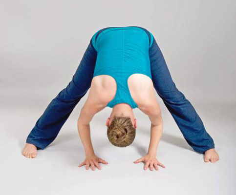 Standing wide-legged forward bend: Prasarita pada uttanasana