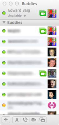 How to Use the Messages App Buddies List to Chat on Your Mac - dummies