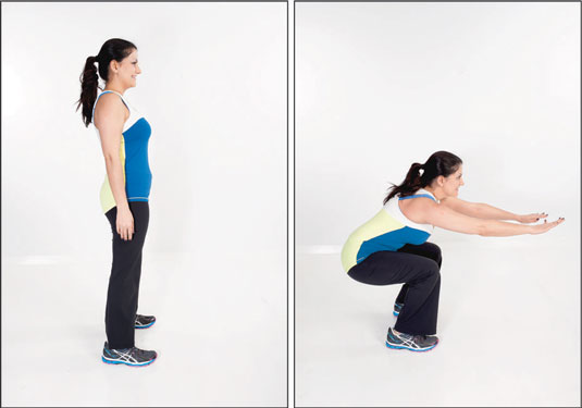 The <i>squat</i> is one of the fundamental functional exercise moves.