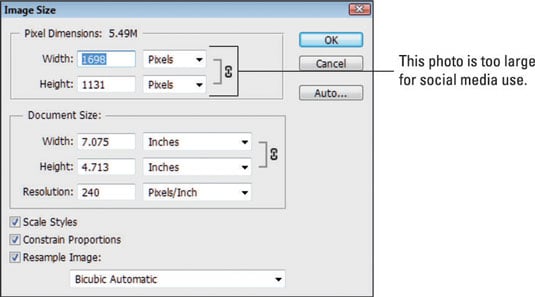 How To Resize Graphics And Photos For Your Social Media Site Dummies