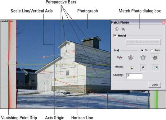 Point sketchup two photo perspective match 2 &