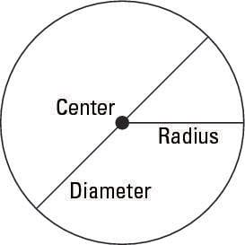 radius and diameter of a circle