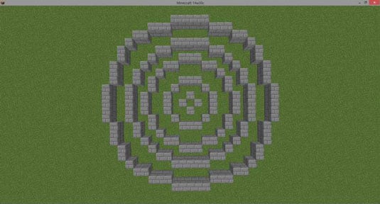 How To Build Circles And Spheres In Minecraft Dummies