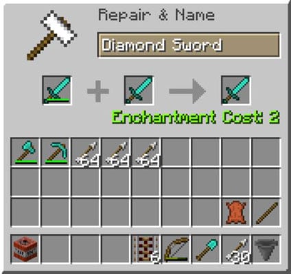 How to Name a Sword in Minecraft