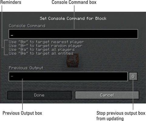 How To Obtain Program And Activate A Command Block In Minecraft Dummies