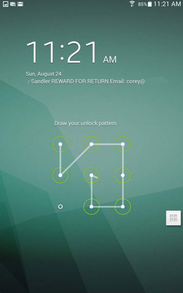 tab unlock pattern