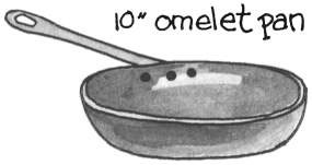 Omelet pan or skillet
