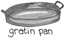 Gratin pan