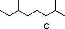 A molecule with two chiral centers.