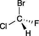 A chiral molecule.