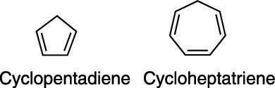 Cyclopentadiene and cycloheptatriene—which is more acidic?