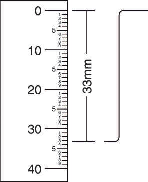 How to measure the height of integration curves.