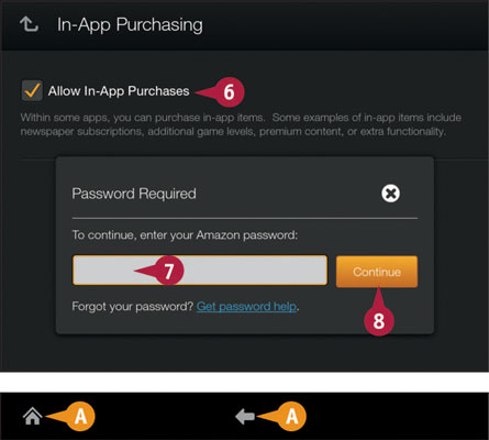 Tap <b>Allow In-App Purchases</b>.