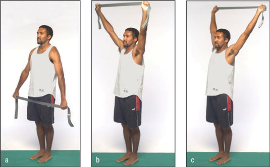 Band shoulder stretch