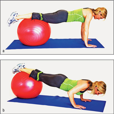 Ball push-ups