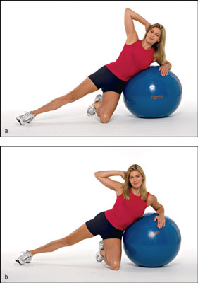 Ball oblique crunch