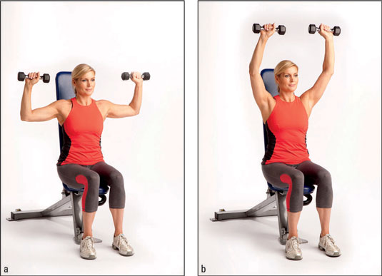 Dumbbell shoulder press