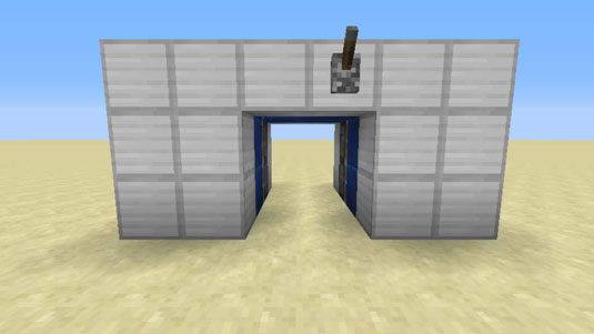 How To Make A Hidden Sticky Piston Door In Minecraft Dummies