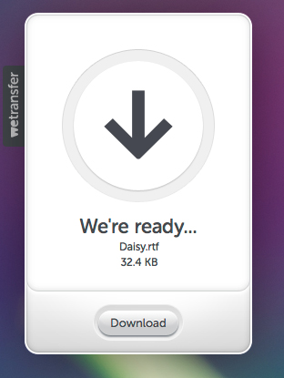 Figure 2: You download is ready!