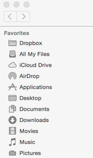 Figure 1: Dropbox on your Mac.