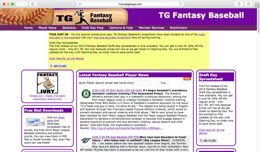 TG Fantasy Baseball