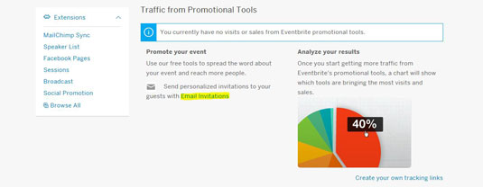 On your Event Dashboard, click Email invitations.